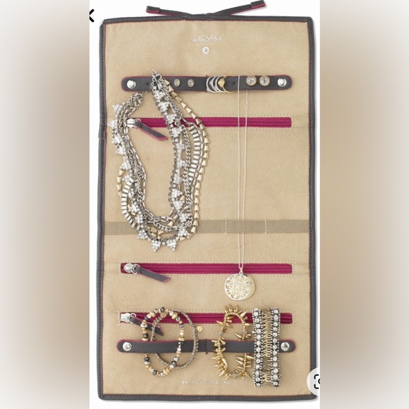 Stella & Dot Bring It Jewelry Travel Roll - Picture 4 of 5